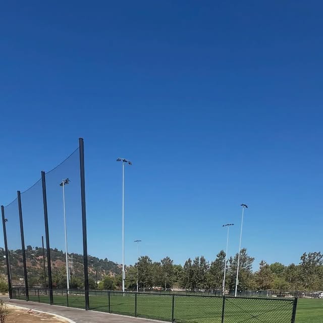 Finished concrete work at the Rio de Los Angeles State Park project.
